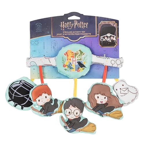 KIDS PREFERRED Harry Potter Activity Deluxe Soft Book with Crinkle, Squeak, Peek-a-Boo Flap, and Tactile Features – 8 Inches