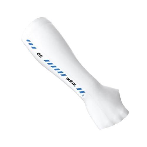 PULSAR eS Gaming Arm Sleeve for Esports Gaming Compression Sleeve Palm Short XL White