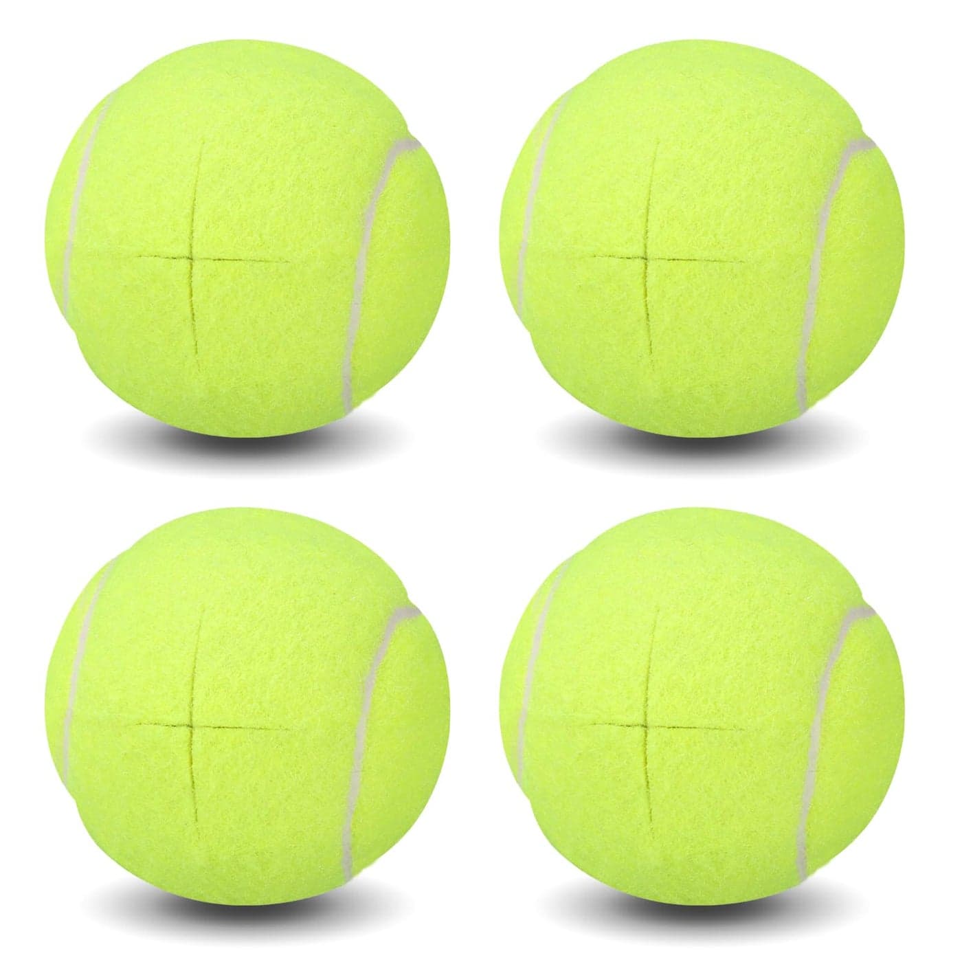 ANCKNE Walker Tennis Balls Precut Tennis Balls for Walkers 4PCS Walkers Legs Universal Precut Glide Balls Heavy Duty Long Lasting Felt Pad Glide CoveringsYellow
