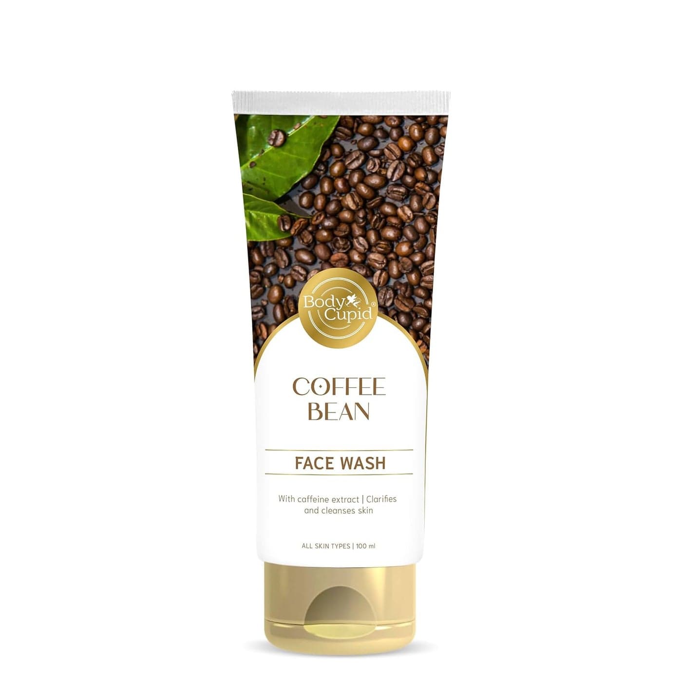 Body Cupid Coffee Bean Face Wash Gentle Exfoliating Face Cleanser with Coffee Extract Walnut Beads Energizing MoistureBalancing Formula 100ml