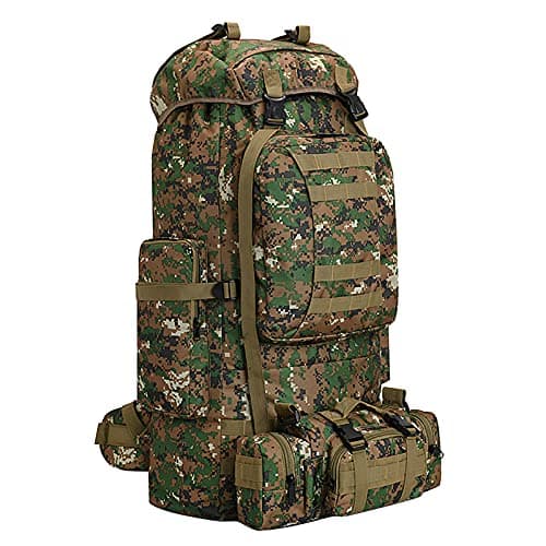 HongXingHai 100L Camping Hiking Backpack,Molle military Tactical rucksack backpack,Waterproof Lightweight Hiking Backpack