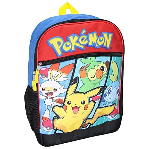 Bioworld Pokemon Sword and Shield Starters Molded Bottom 16" Backpack