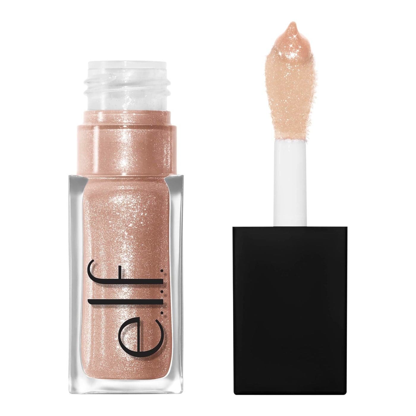 elf Glow Reviver Lip Oil Nourishing and Hydrating with HighShine Glimmer Finish Sheer Wash Of Color Minty Scent NonSticky Vegan Crueltyfree Crystal Baller