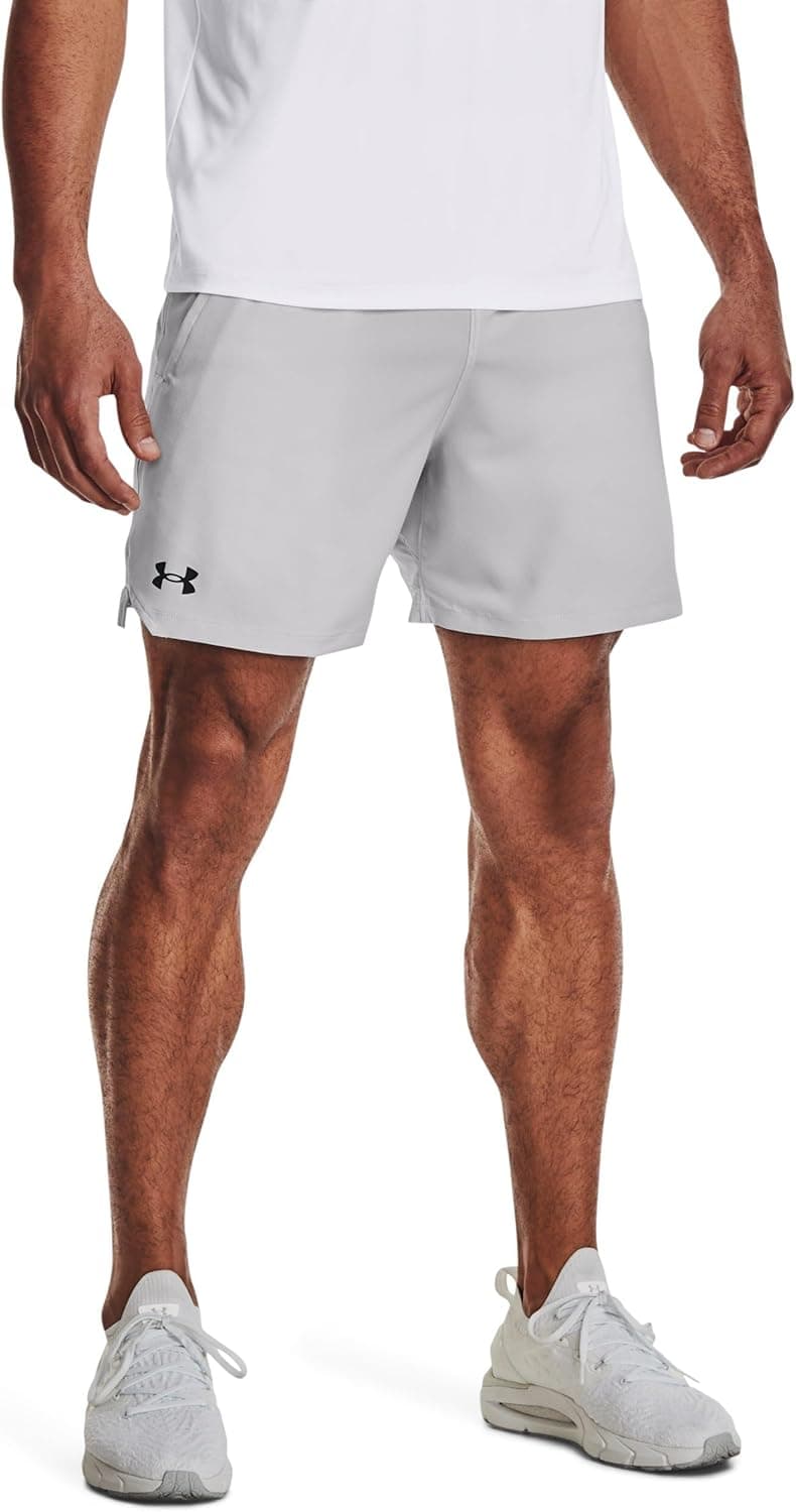 Under Armour UA Vanish Woven 6-Inch Men's Shorts - Halo Gray/Black, Size SM
