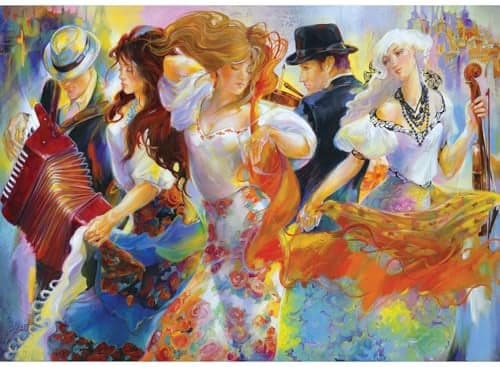 Anatolian Puzzle 3000 City of Rainbows Brown