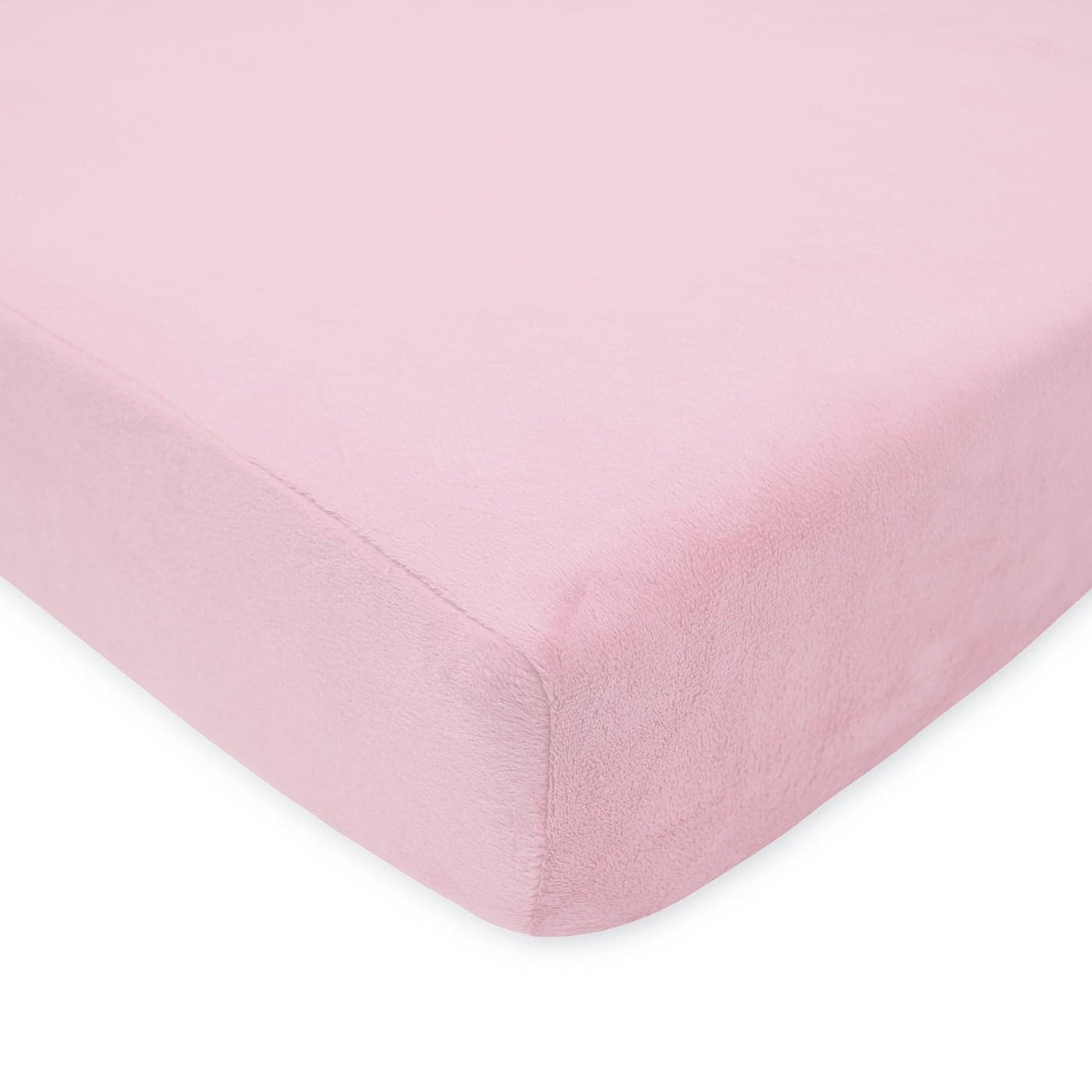 American Baby Company Heavenly Soft Chenille Fitted Crib Sheet 28 x 52 Warm and Cozy Neutral Chenille Sheet Pink for Boys and Girls Fits Crib and Toddler Bed mattresses