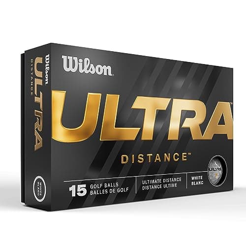 WILSON 23 Ultra Distance Golf Balls 15 Pack White