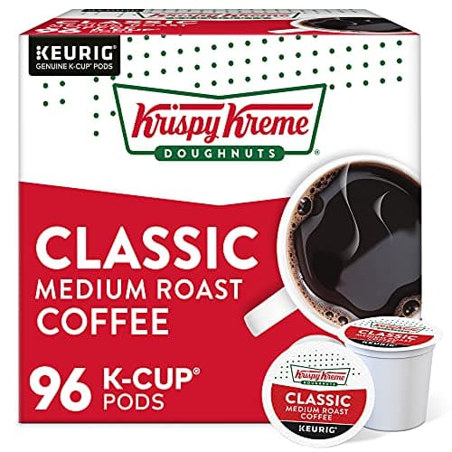 Krispy Kreme Classic Coffee Keurig Single Serve KCup Pods Medium Roast 96 Count