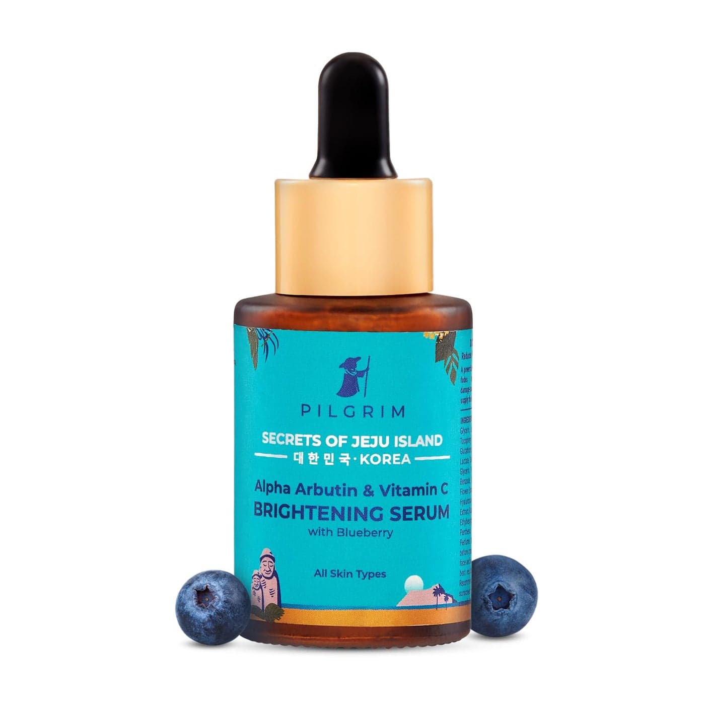 Pilgrim Korean 2 Alpha Arbutin 3 Vitamin C Serum Anti Aging Facial Serum Reduce Dark Spots Improves Skin Tone Texture 101 Fl Oz 30ml