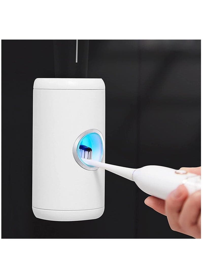 Electric Toothpaste Dispenser, Auto-Sensing for Automatic Squeezer Tooth Paste, Rechargeable Wall-Mounted, Bathroom, Sink