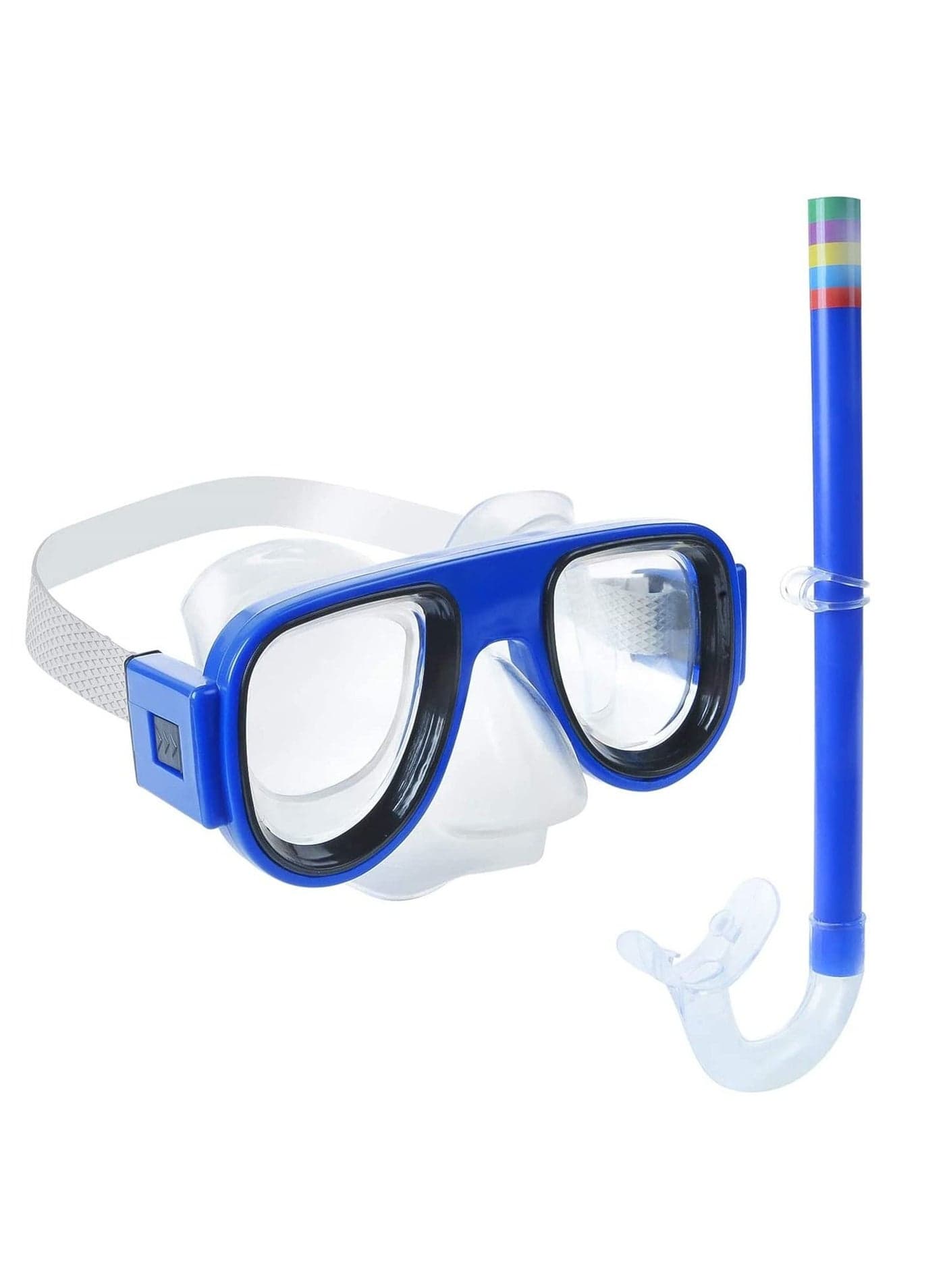Kids Youth Water Sports Silicone Scuba Swimming Swim Diving Mask Snorkel Glasses Anti Fog Goggles Set