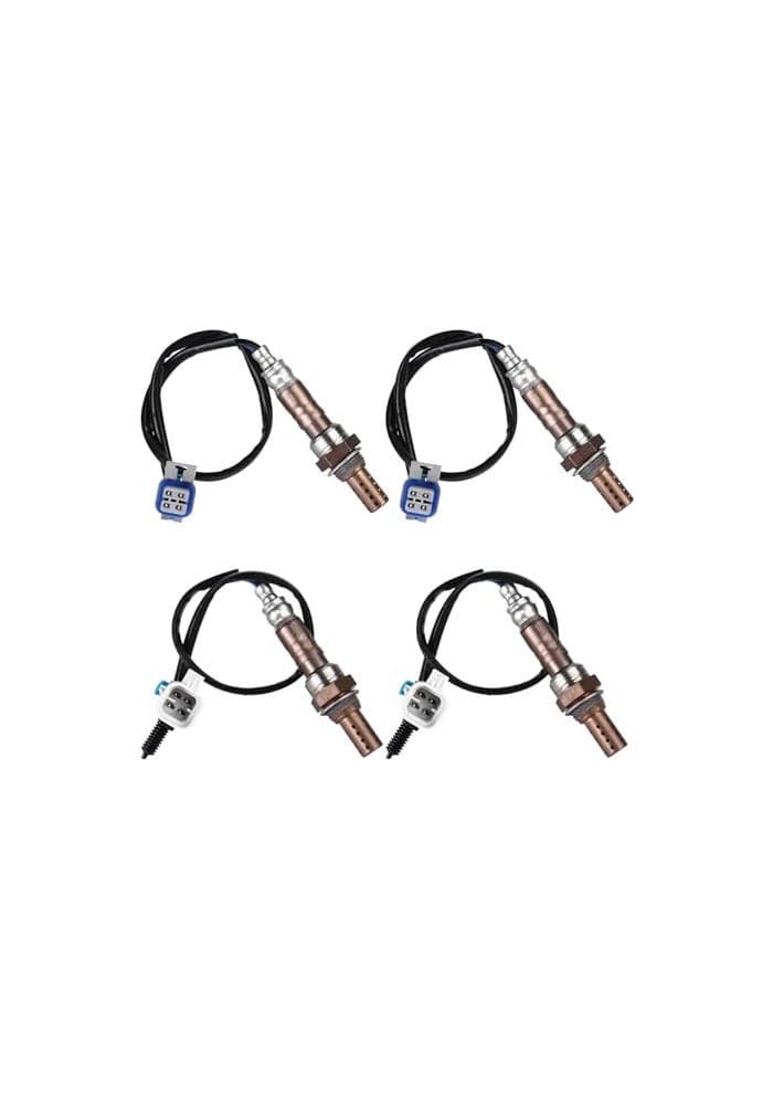 Oxygen O2 Sensor Upstream and Downstream Fits for Chevy Avalanche Suburban Silverado 1500 2500 3500HD Tahoe for GMC Sierra Yukon XL 20082012 48 53 60 62L Replace 2344668 2344256 4PCS