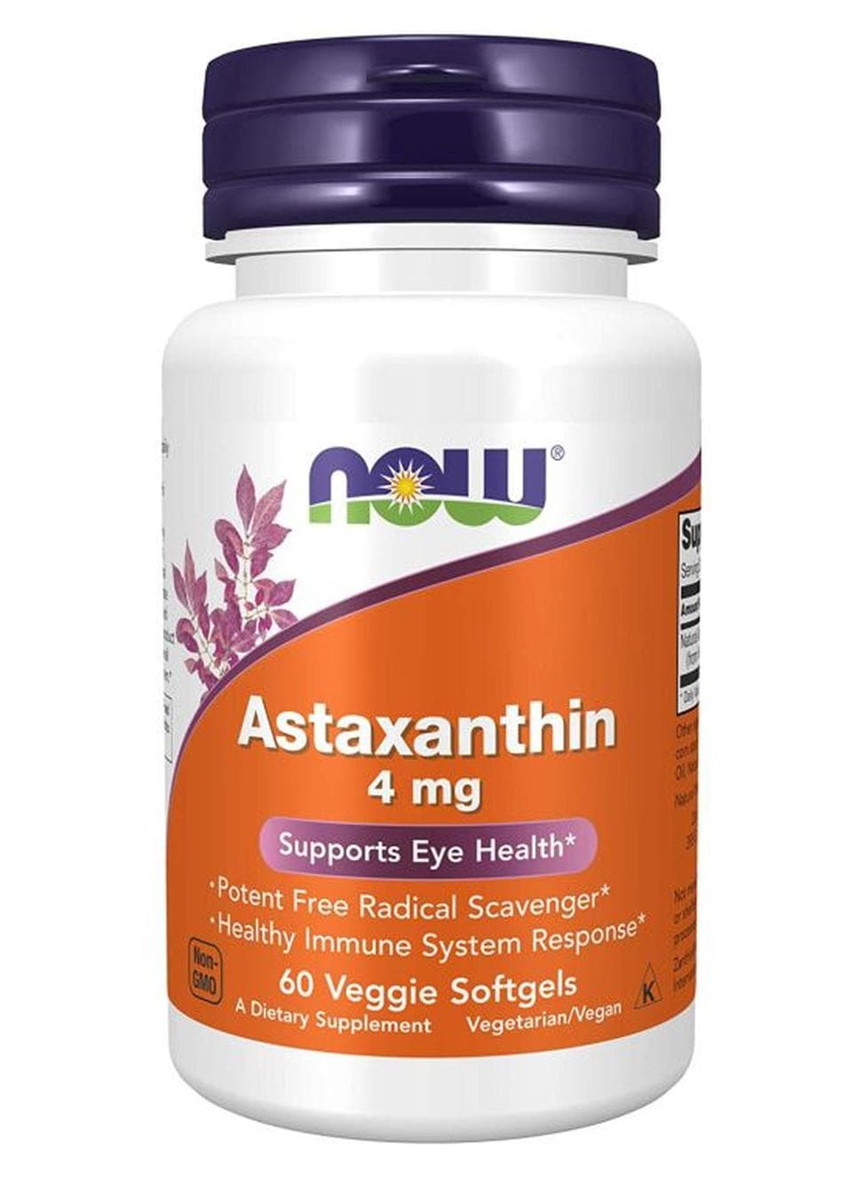 Astaxanthin 4 mg - 60 Veggie Capsules