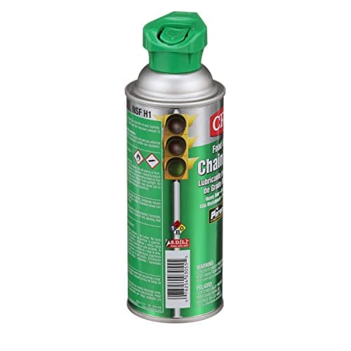 CRC Food Grade Chain Lube 03055 – 12 Wt. Oz. Aerosol, NSF H1 Gear, Chain, and Wire Lubricant