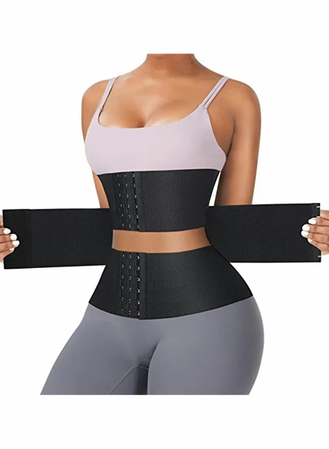 Women Waist Trainer, Shapewear Tummy Control Waist Cincher Slim Body Shaper Workout Girdle Underbust Corset