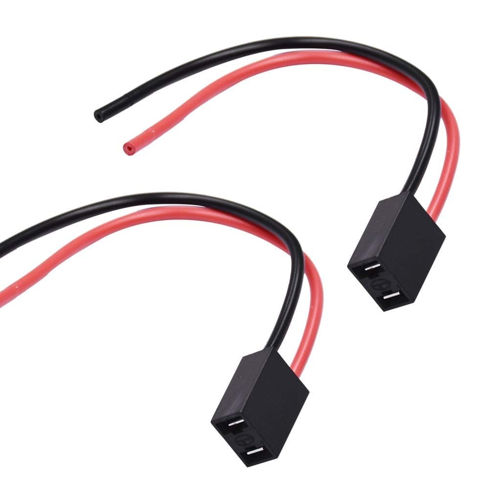 HUIQIAODS H7 Female Wire Connector Pigtail for LED Headlight Socket Wiring Harness Replacement Kit 2 Pack