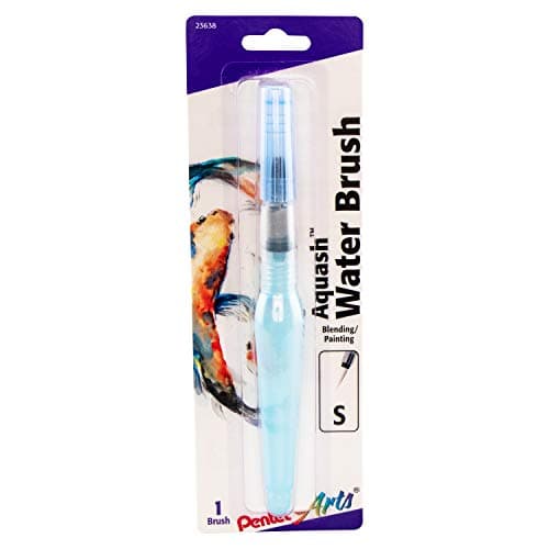 Pentel Arts Aquash Water Brush Small Brush Fine Point Tip 1 Pack FRHFBP