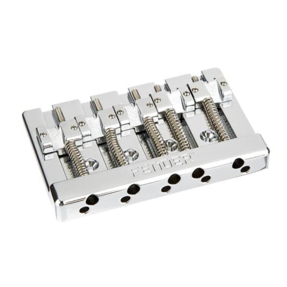 Fender HiMass 5String Bass Narrow Bridge Assembly with Brass Saddles Chrome