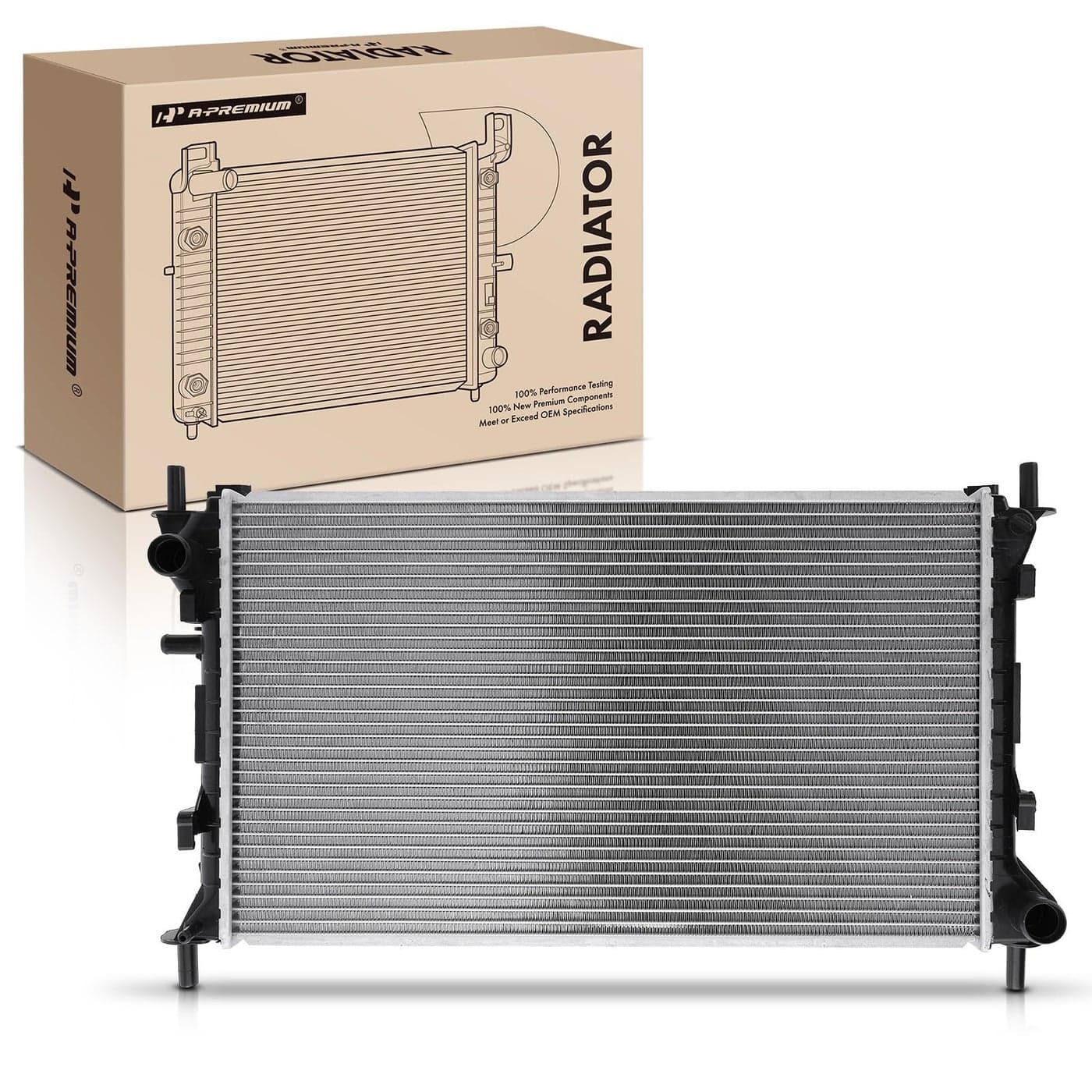 APremium Engine Coolant Radiator Compatible with Ford Focus 2000 2001 2002 2003 2004 Focus 2005 2006 2007 20L 23L Replace YS4Z8005CA