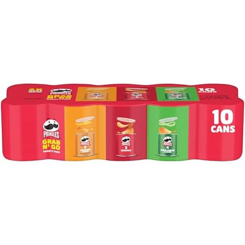 Pringles Potato Crisps Chips Lunch Snacks Variety Pack 137oz Pack 10 Cans