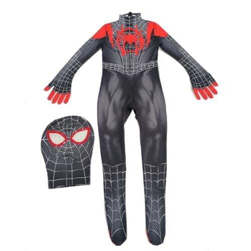 PATPAT® Cool Cosplay Costume for Boys Girls Bodysuit with Mask for Halloween Christmas Themed Party - Size M