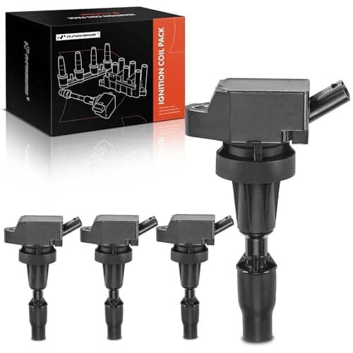 A-Premium Engine Ignition Coil Pack Compatible with Hyundai & Kia Vehicles - L4 1.6L - Elantra 2017-2019, Sonata 2015-2019, Tucson 2016-2018, Veloster Kona Forte Forte5 Optima Seltos Soul, 4-PC Set