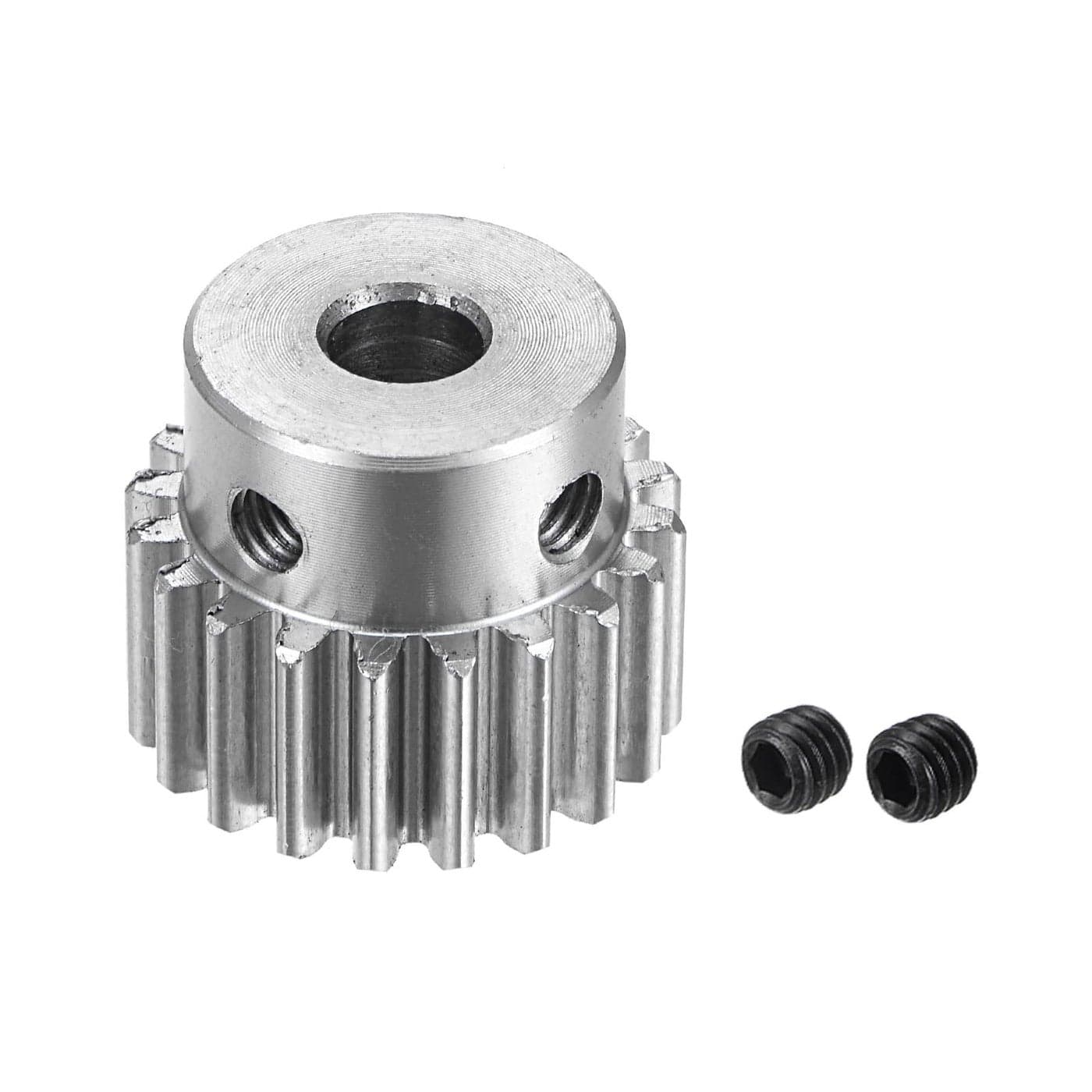 uxcell 6mm Bore 20T Mod 1 Pinion Gear Stainless Steel Spur Diff Differential Motor Pinion Gear for RC Car
