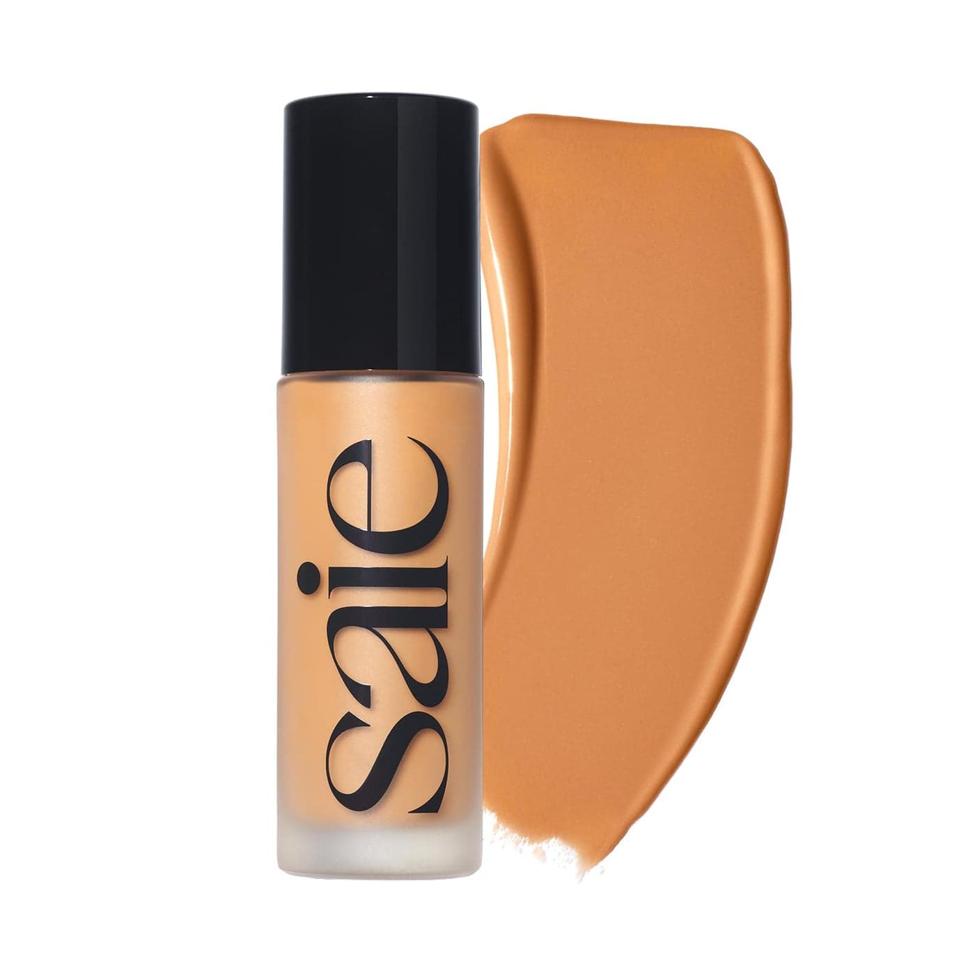 Saie Glowy Super Skin Tint Liquid Foundation Hydrating Serum Foundation with Lightweight Medium Coverage Formulated with Hyaluronic Acid to Hydrate Brighten and Plump Shade 21 101 oz