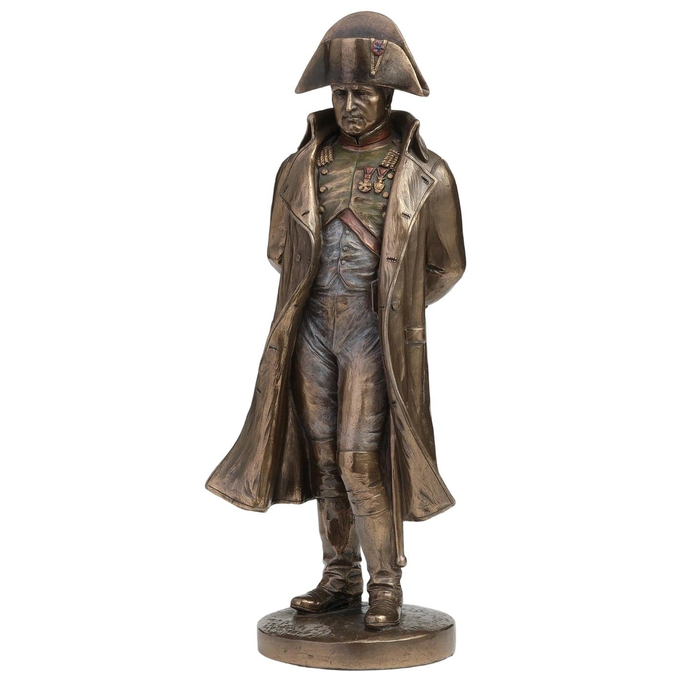 Magnifique Napoleon with Hands in The Back Holding Monocular Statue Sculpture Figurine