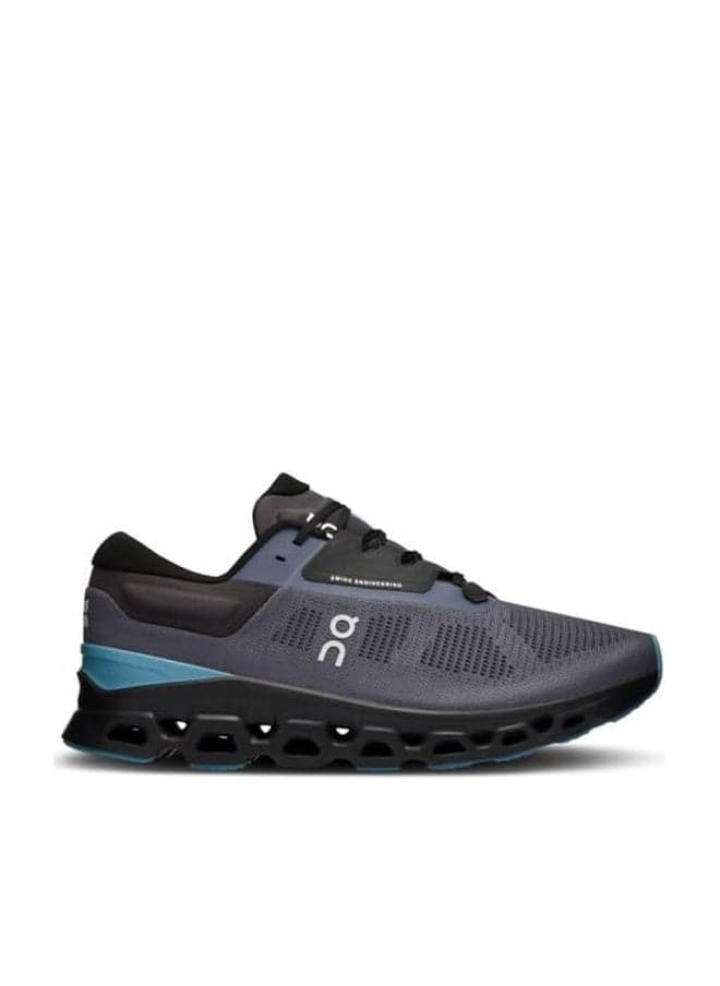 On Cloudstratus 3 Men's Running Shoes, metal/wisteria, 31.0 cm