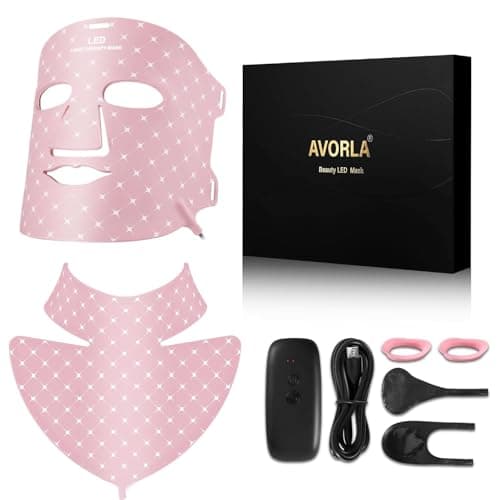 Avorla Beauty LED Light Mask infrared light therapy red light therapy led facial light Photons Facial Skin Care Wrinkle reduce antiacne facial light acne treatment beauty deviceKFB265