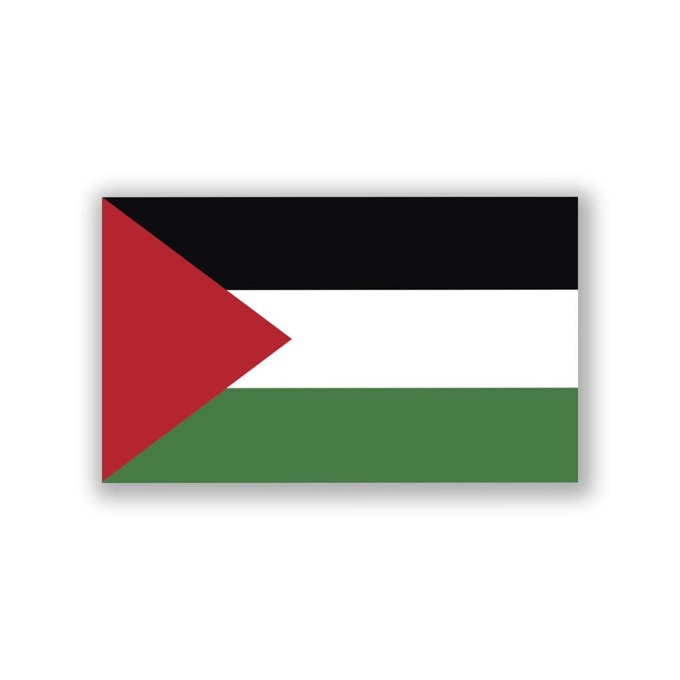 2Pack Palestine Flag Decal Sticker 5Inches by 3Inches Premium Quality Vinyl PD505