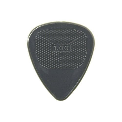 D'Andrea Snarling Dog Brain Nylon Guitar Picks 12 Pack with Tin Box (Grey, 1.00mm)