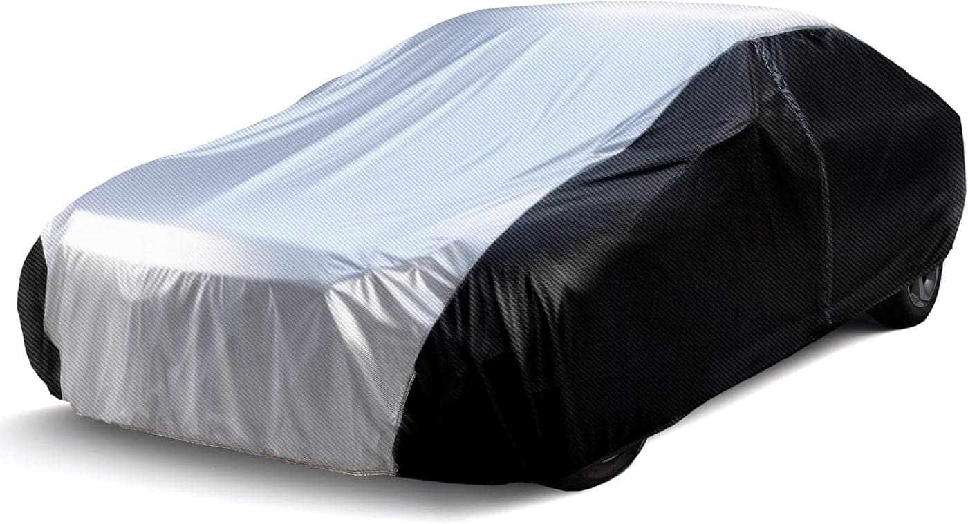 Season Guard Carbon Fiber Luxury All Weather Car Cover for Sedans up to 228"