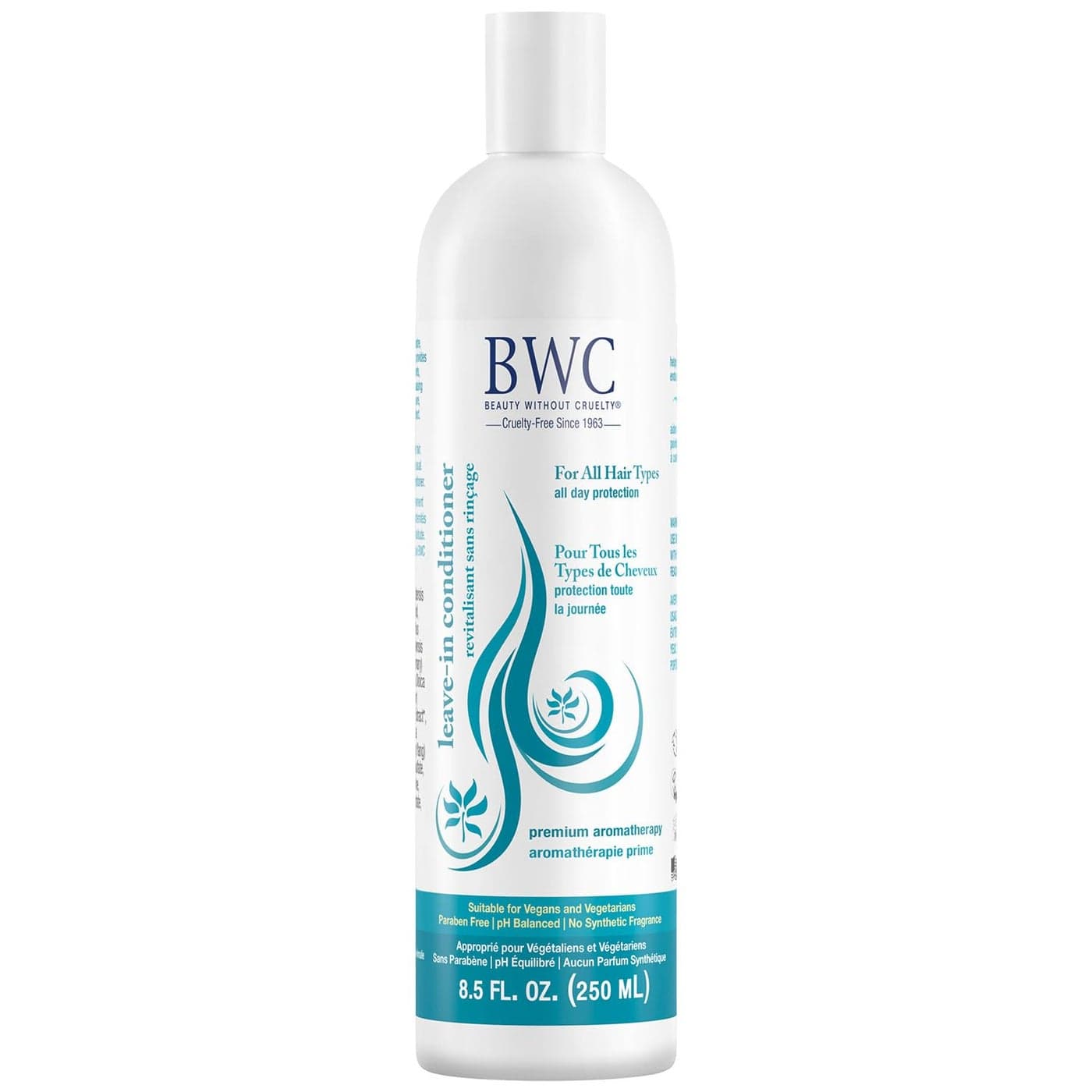 Beauty Without Cruelty LeaveIn Conditioner Split Ends Treatment Heat Protection Frizz Control Vegan Friendly CrueltyFree SLSFree 85 oz