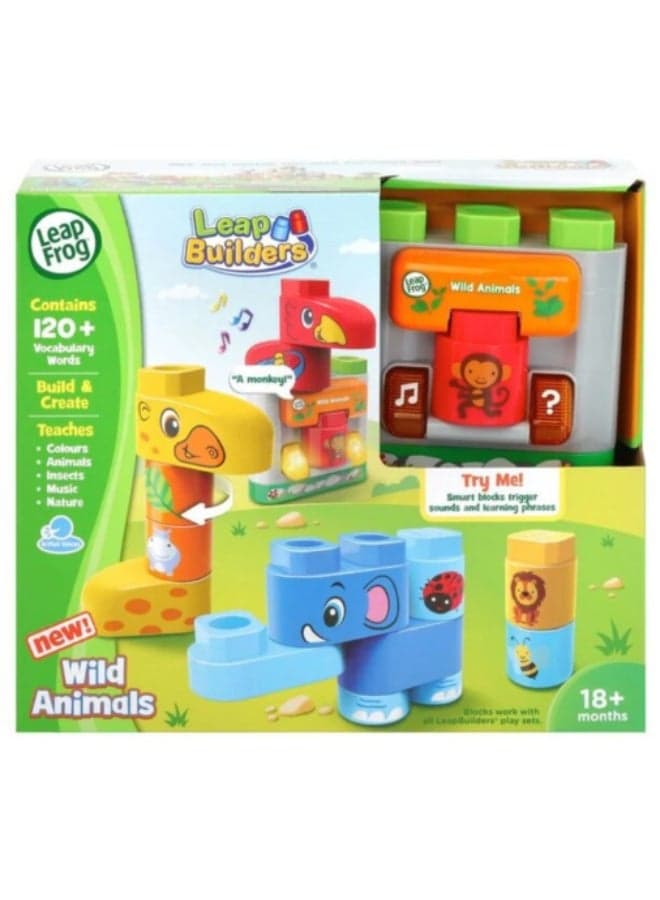 LeapFrog Block Play Wild Animal Building & Learning Toy for Kids