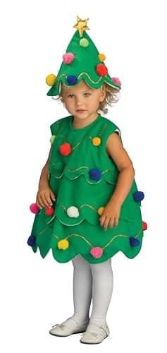 Rubies Lil Christmas Tree Costume for Kids Unisex Small