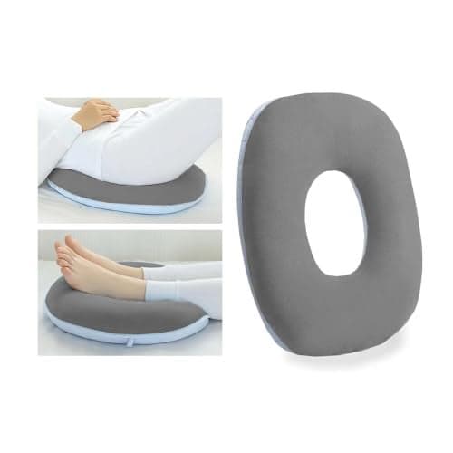 Donut Pillow for Bed Sores Pressure Ulcer Relief Seat Cushion Butt Pillows for Sitting After BBL Hip Surgery Postpartum Medical Ring Cushion for Tailbone Pain Hemorrhoid Pillow Doughnut Pad (Grey)