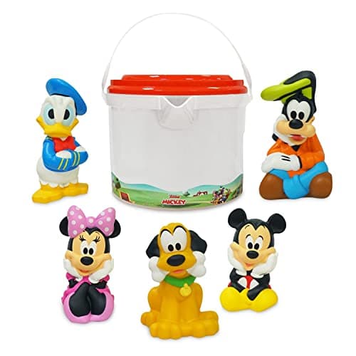 Disney Store Girl's Bath Set (Mickey and Friends) - Kids Bath Accessories with Beloved Disney Characters - Colorful and Fun Bath Time Essentials for Kids - Suitable for All Ages