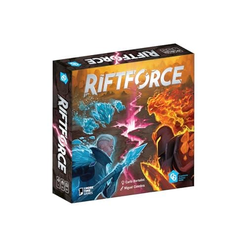 Capstone Games Riftforce Strategy Board Game for 2 Players Competitive Elemental Duels with Asymmetric Factions Tactical Depth Replay Value Fantasy Tabletop Game Ages 10 3045 Min Playtime