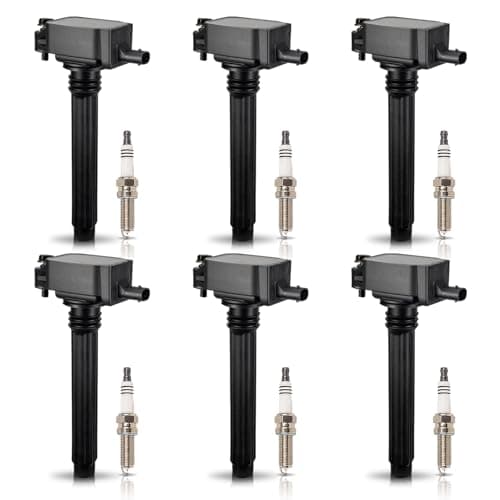 ENA Set of 6 Ignition Coils & Iridium Spark Plugs for UF648 Compatible with Chrysler Dodge Charger Jeep Grand Cherokee Wrangler 200 300 Challenger Journey 3.2L 3.6L V6 Replace for 93175 C894 C1791