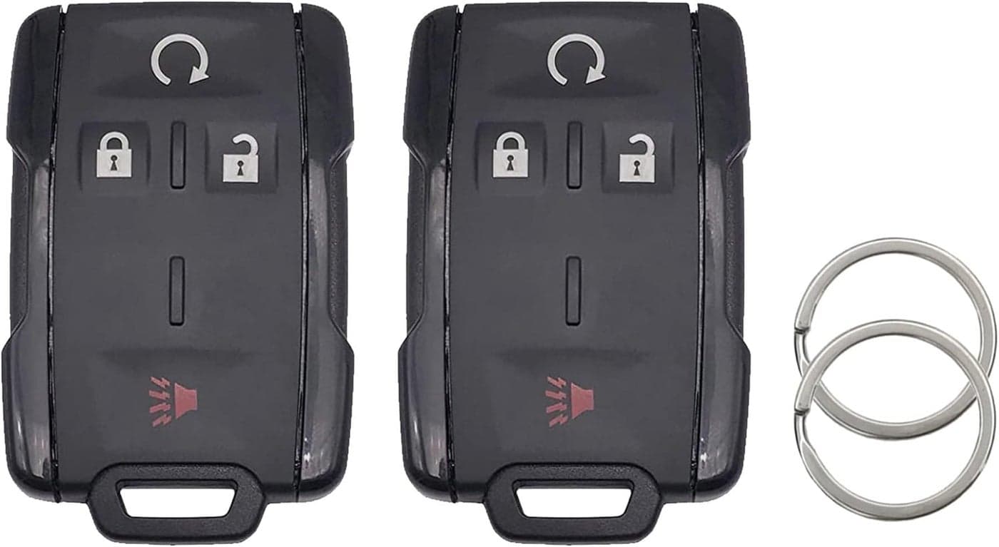 BTOZRF 2 Pack Replacement Key Fob Case Shell for GMC Sierra Canyon Chevy Silverado Colorado M3N-32337100