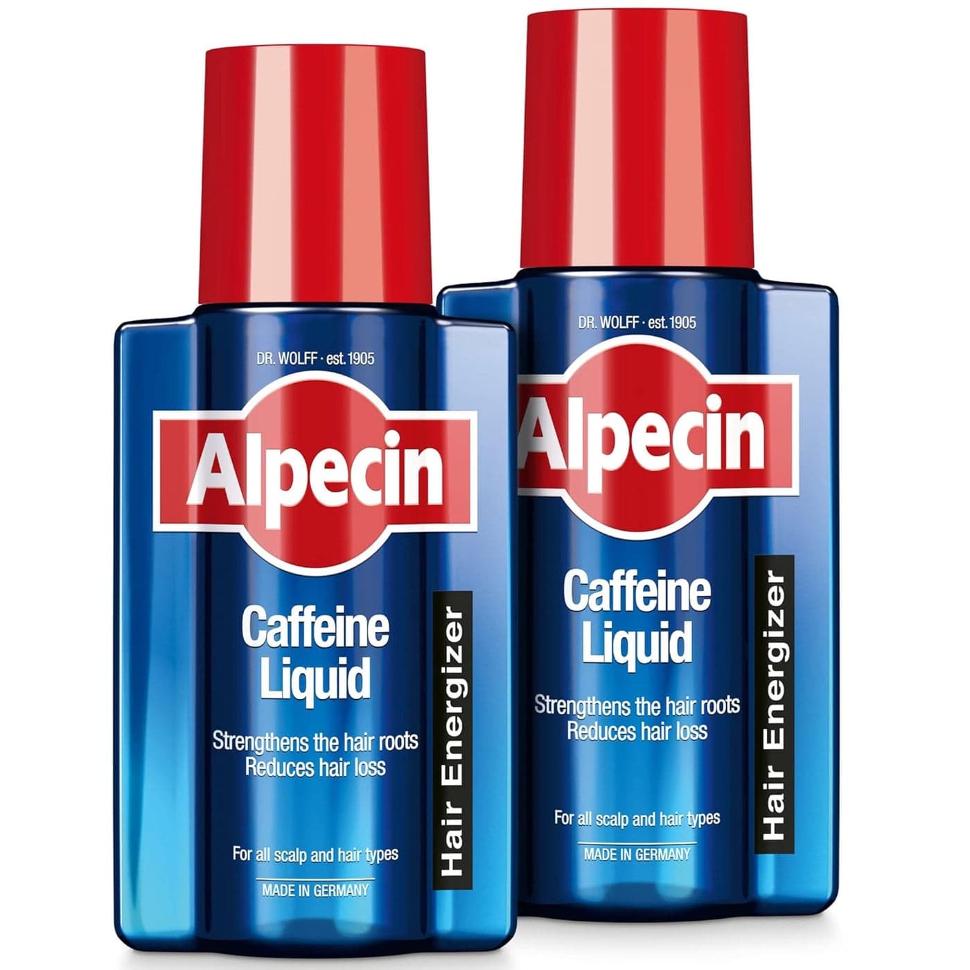 Alpecin Caffeine Liquid Scalp Tonic 2x 200ml Hair Tonic for Hair Growth Prevents Hair Fall Strengthens Hair Roots Reduces Hair Loss Hair Energizer Vitalizer Hair Gain Tonic
