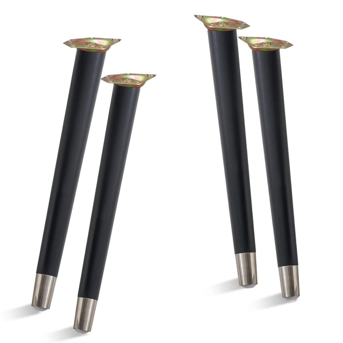 TEMI 16 Wood Table Legs Premium Set of 4 Wooden Furniture Legs for Desk Coffee Table Bench Chair Dresser Bed and Cabinet Strong Durable and Easy to Install