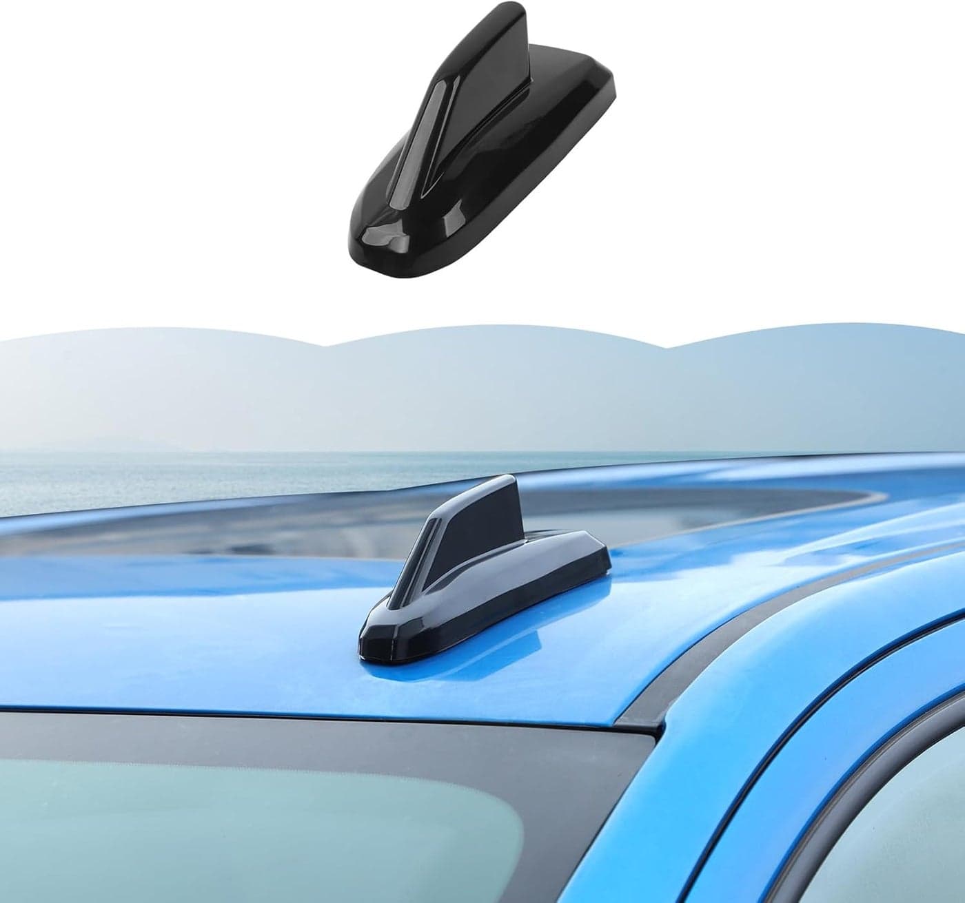 RT-TCZ Roof Antenna Cover Trim for Chevy Silverado/Suburban/Tahoe & GMC Yukon/Sierra (2019-2024) - Black