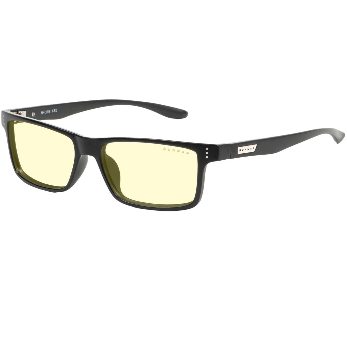 GUNNAR Premium Reading Glasses Blocks 65 Blue Light Vertex Onyx Amber Tint Pwr 20
