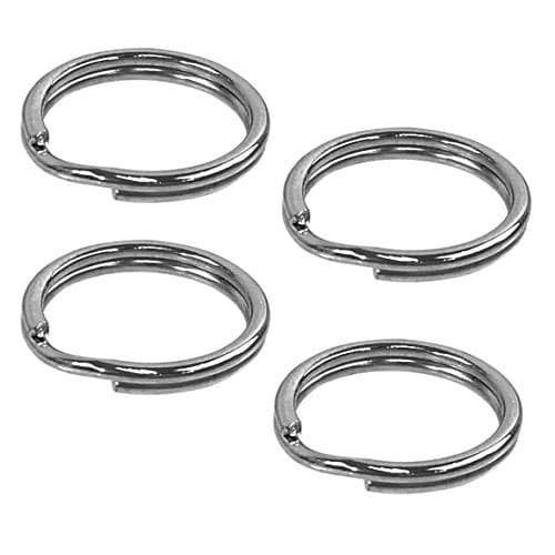 Foto&Tech Stainless Steel Round Lug Ring Camera Strap Split Ring for Small Cameras (4 pcs, Original)