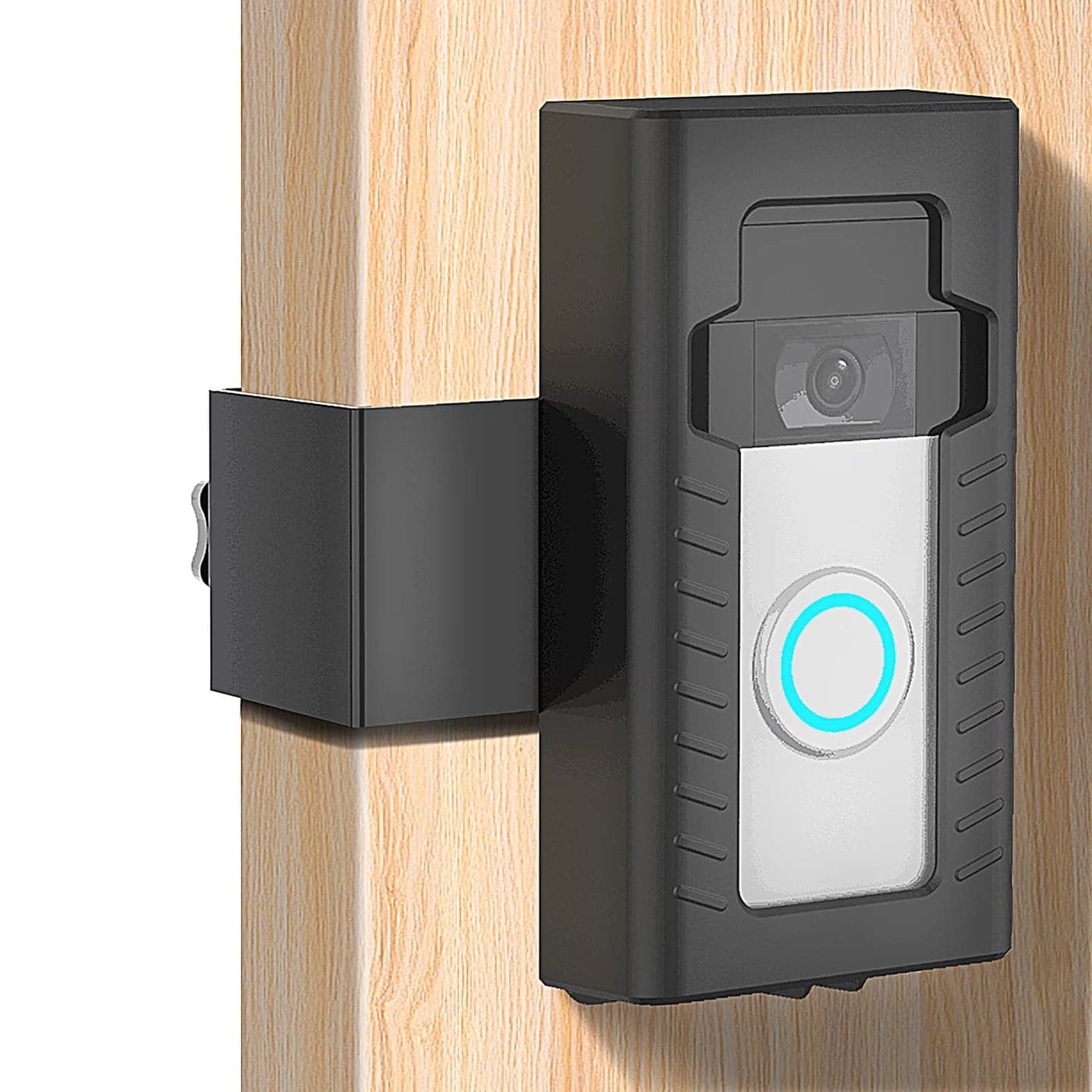 AntiTheft Doorbell Door MountNoDrill Mounting Bracket Compatible with Ring Video Doorbell Adjustable Mounting Bracket Accessories for Home Apartment Office Room Rentals Not for Security Door