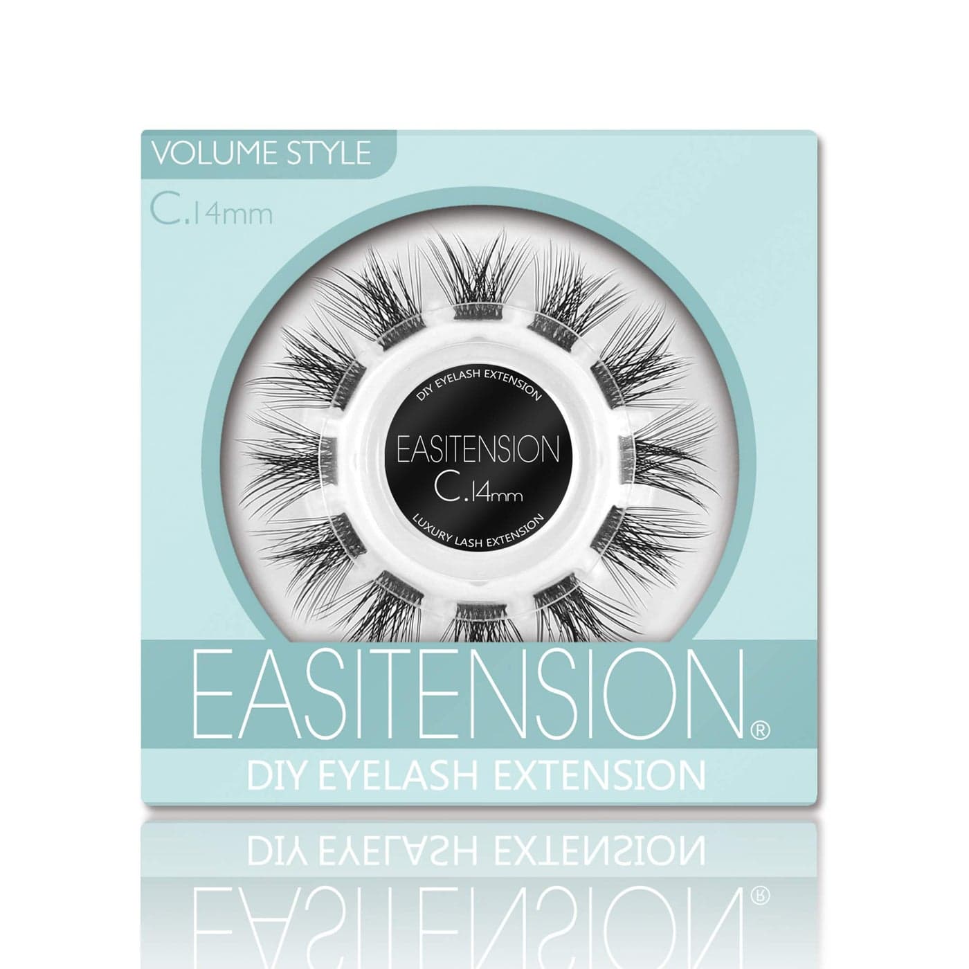DIY Eyelash Extension 3D Effect Individual Glue Bonded Lash Clusters Volume Lashes Set Home Eyelash Extension Lashes Pack 14MMVolume
