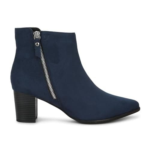 YOHO Women Comfortable Boots Collection | Extra Cushioned Foot Bed And Skin Friendly Ankle Boot With Heels | Trendy, Stylish, Casual Boots | Winter, Snow And Holiday Outings